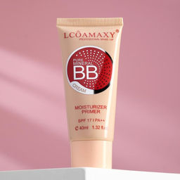 Цена за 24 шт. BB-крем для лица LCOAMAXY, бежевый тон с розовым оттенком, 40 мл