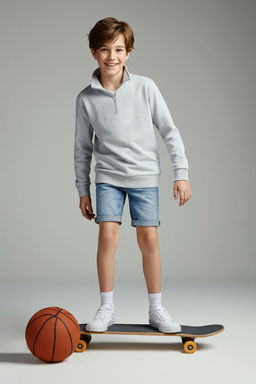 Lacivert Pamuklu Duz/Basic Dik Yaka Regular Orme Erkek Cocuk Sweatshirt TKDAW26SW00008 - Trendyolmilla фото 5