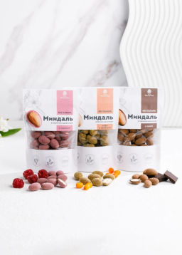 ? Миндаль в горьком шоколаде без сахара с корицей, 60 г - Сибирский кедр фото 15