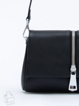 Сумка женская кожаная 1143TH black Polina&Eiterou  в Новосибирске
