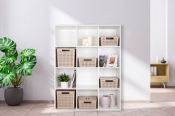 Коробка для хранения квадратная 23 л 29,4*29,4*30,1 см Лофт с крышкой (латте) (модель 6923120) - Elan gallery фото 4