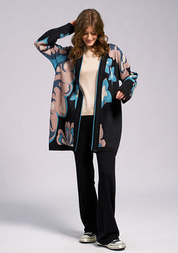 WW-2521 кардиган женский черный - Mozart фото 3