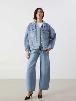 Barrel Fit Kad?n Jean Pantolon