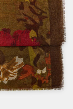 FLORAL PRINT SCARF - Zara фото 4