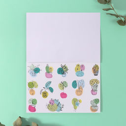 Наклейки в книжке «Классика и акварель», 3 фона, 20.7×14.2 см