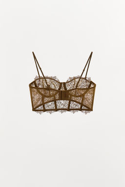 UNDERWIRED LACE BRA - Zara фото 5