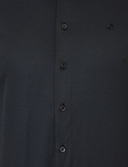 Siyah Slim Fit Uzun Kollu Klasik G_mlek