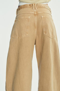 TRF BAGGY LOW-RISE JEANS - Zara фото 5