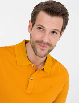 Safran Slim Fit Polo Yaka Merserize Ti__rt