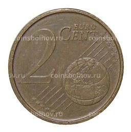 Монета 2 евроцента 2000 года Испания