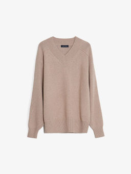 Джемпер с v-образным вырезом B2877/kaffi - Emka фото 12