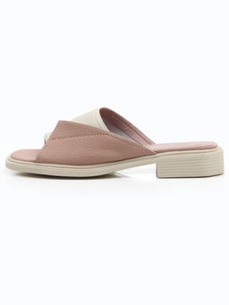 08-XLP1096-11 BEIGE/PINK Босоножки женские (натуральная кожа)