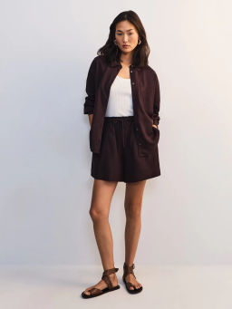 Шорты из вискозы и льна ZR2605012107-27 / Zarina