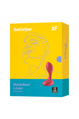 Анальная втулка Satisfyer Backdoor Lover, красная  фото 11