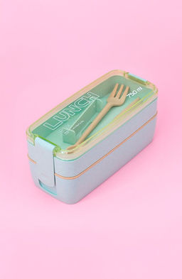 Ланчбокс "Convenient", green, 2 яруса (750 мл)