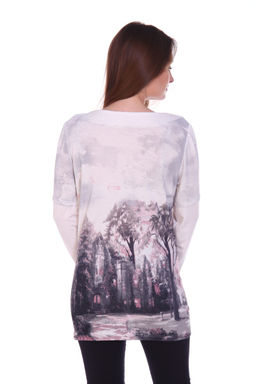 249 Туника "Сиреневая ромашка"