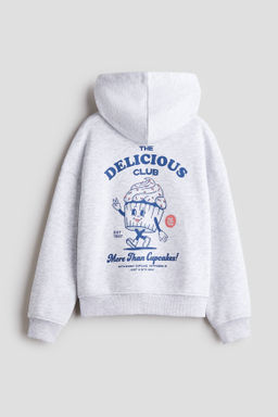 Sudadera oversize con capucha y motivo - H&m фото 8
