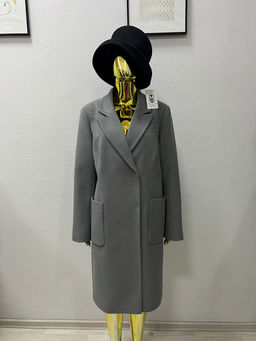 Пальто женское демисезонное Н-206 (серый)