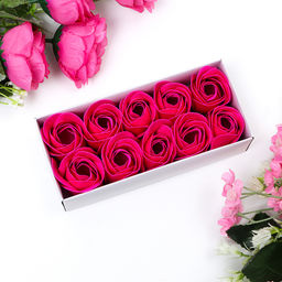 Мыльные розы, фуксия, набор 10 шт. - SB BEAUTY фото 9