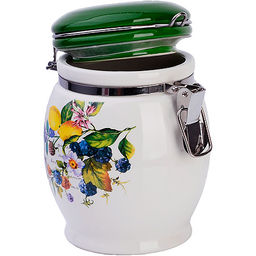 60145 Банка для сыпучих 700мл Лесные ягоды с лимонами дол/жел LR (х36) - Mayer&boch фото 3