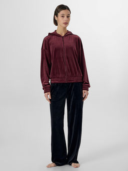 Толстовка женская велюровая бордовая - Mark formelle фото 3