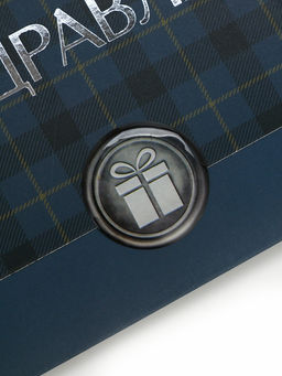 Цена за 3 шт. Конверт для денег с наклейкой, «Поздравляю», тиснение, 17.5×9 см