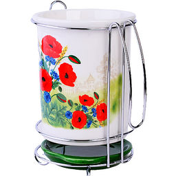 60286 Подставка для столовых приборов Цветущие Маки дол/жел LR (х24) - Mayer&boch фото 2