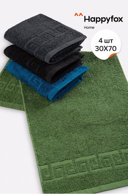 Набор махровых полотенец 4 шт. Happy Fox Home  фото 26