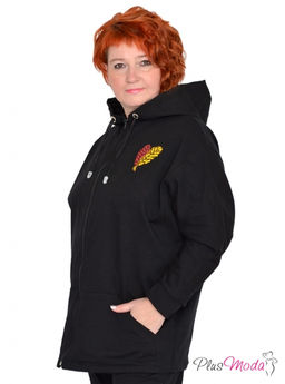 Толстовка Модель №1174 размеры 44-84 - Plusmoda фото 16