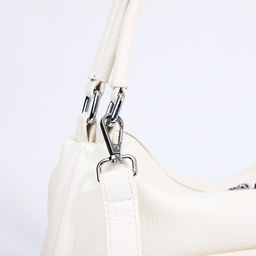 Сумка-тоут на молнии, 3 наружных кармана, цвет белый - Simaland фото 5