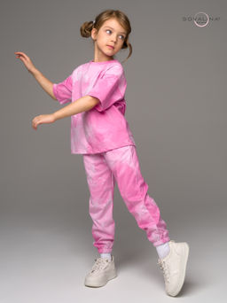 Костюм Daily girl тайдай розовый mini