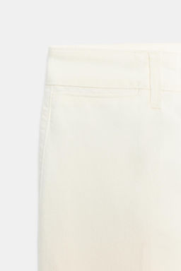 JEANS Z1975 STRAIGHT RAYA PLANCHADA / Blanco - Zara фото 8
