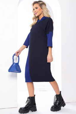 Платье Модное веяние (темно-синее/электрик) П8214 - Lt collection фото 3