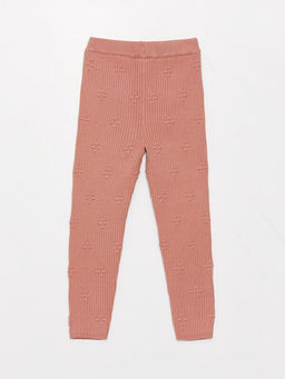 Beli Lastikli Yumu?ak Dokulu K?z Bebek Triko Tayt