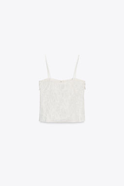 JACQUARD KNIT TOP - Zara фото 5