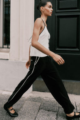 CONTRAST TRIM CAMISOLE TOP - Zara фото 14