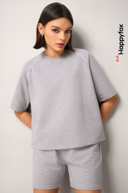 Женский костюм с шортами из футера двухнитки Happyfox  фото 24