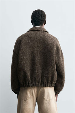 BOUCL_ TEXTURED JACKET - Zara фото 3