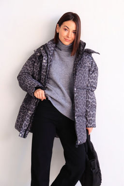 Martichelli Куртка зимняя с анималистичным принтом  фото 7