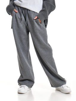 Брюки для девочки 33-7494 серый