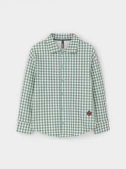 КР 302567-1/полынь клетка на сахаре рубашка для мал