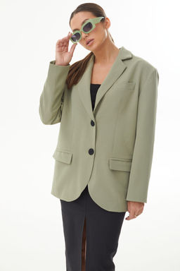 Жакет AURA 1068-164 олива  фото 2