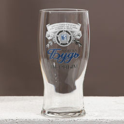 Подарочный набор «Будь!», гель для душа пиво 500 мл и стакан для пива 500 мл, Чистое счастье