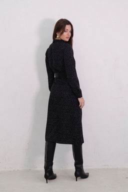 Платье-рубашка с английским воротником принт - Martichelli фото 338