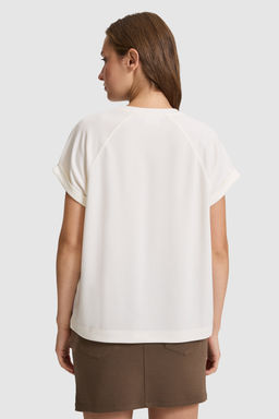 Kad_n Krem Bisiklet Yaka Ti__rt - U.s. polo assn фото 5