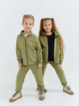 Костюм облегченный с олимпийкой Олива