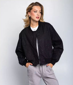 Бомбер #КТ06 (4), чёрный