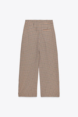 ZW COLLECTION CHECK TROUSERS - Zara фото 8