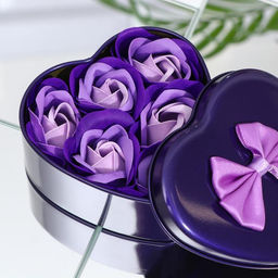 Мыльные розы, трёхцветные, набор 6 шт. - SB BEAUTY фото 4