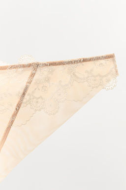 EMBROIDERED MESH BRIEFS - Zara фото 6